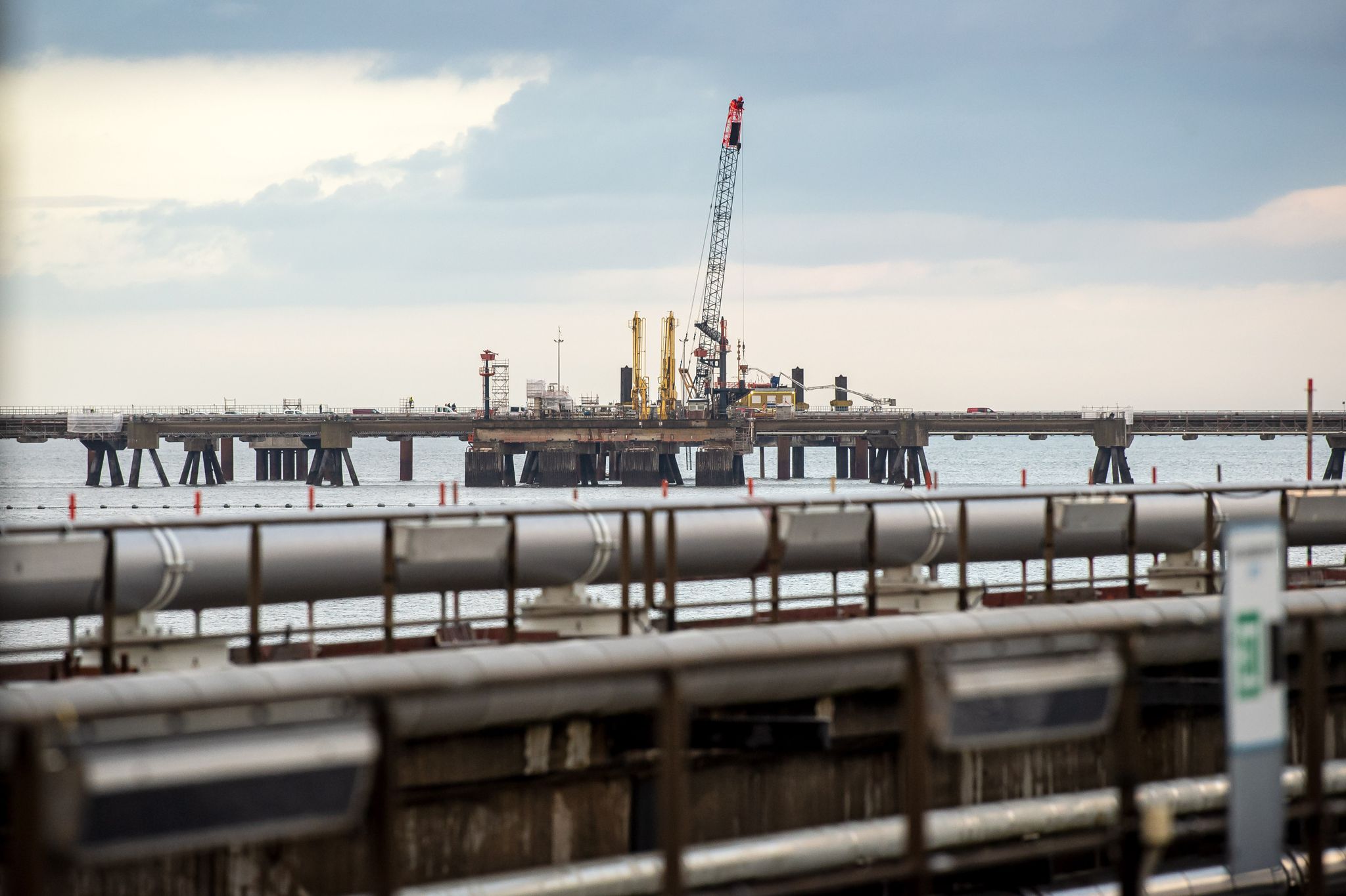 Erster Anleger für Flüssigerdgas in Wilhelmshaven fertig