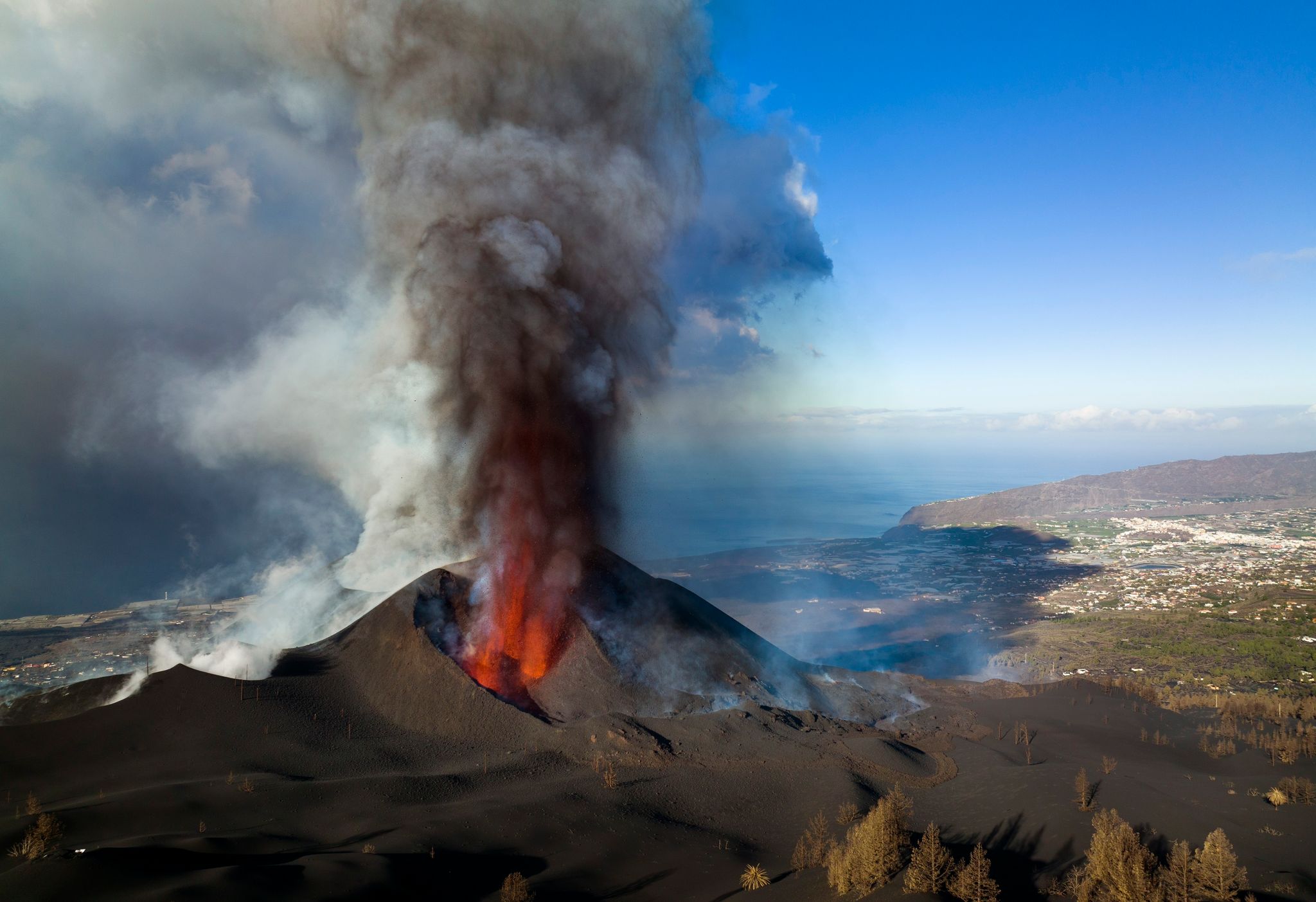 Vulkan-Insel La Palma setzt auf erneuerbare Energien