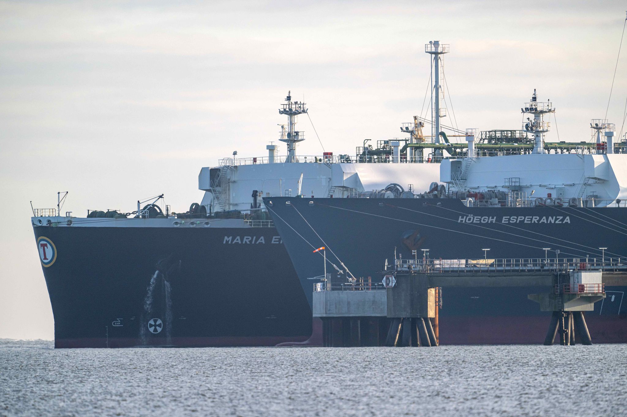 Erster Tanker mit Flüssigerdgas in Wilhelmshaven