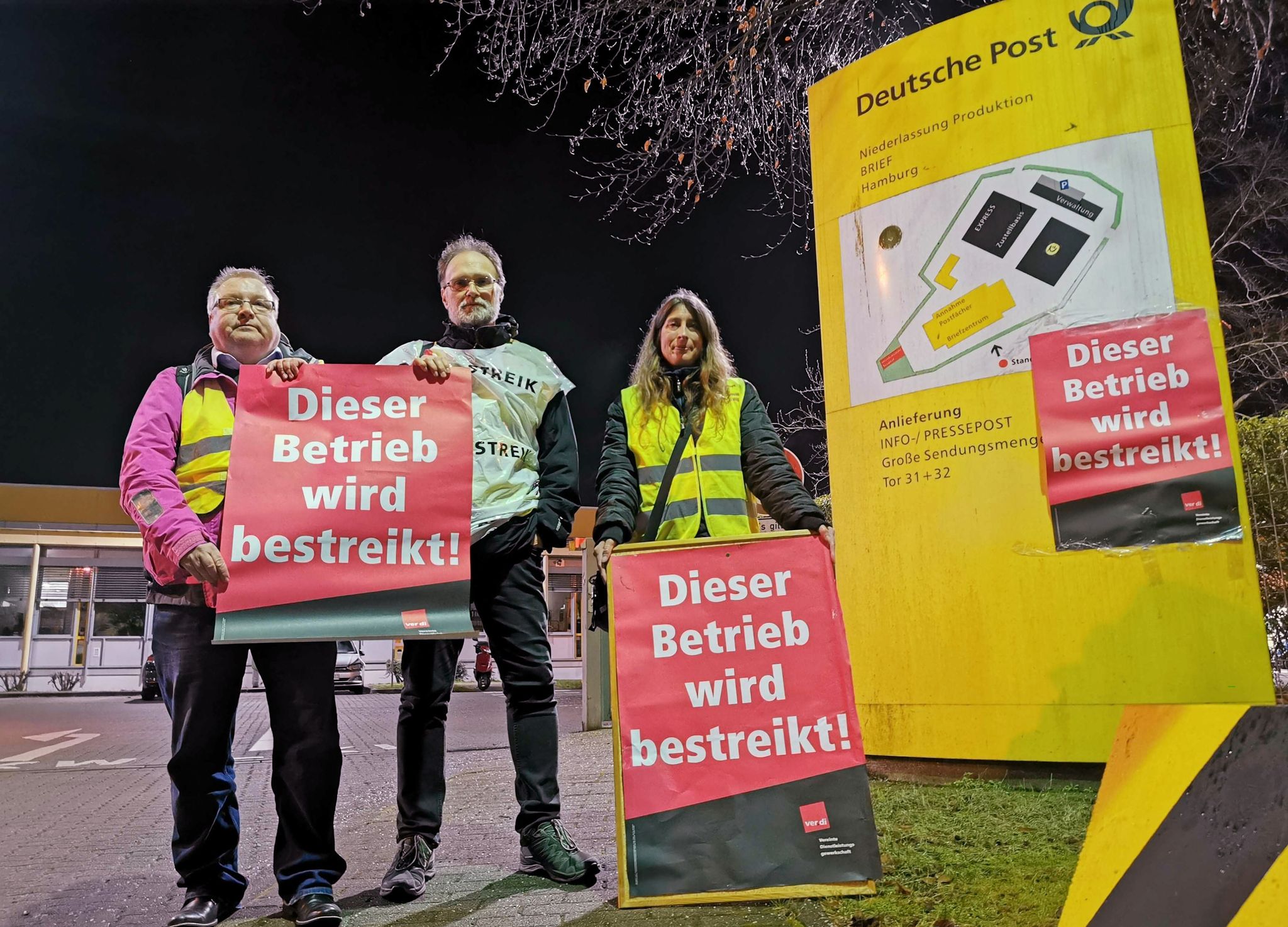 Tarifstreit – Verdi bestreikt Brief- und Paketzentren