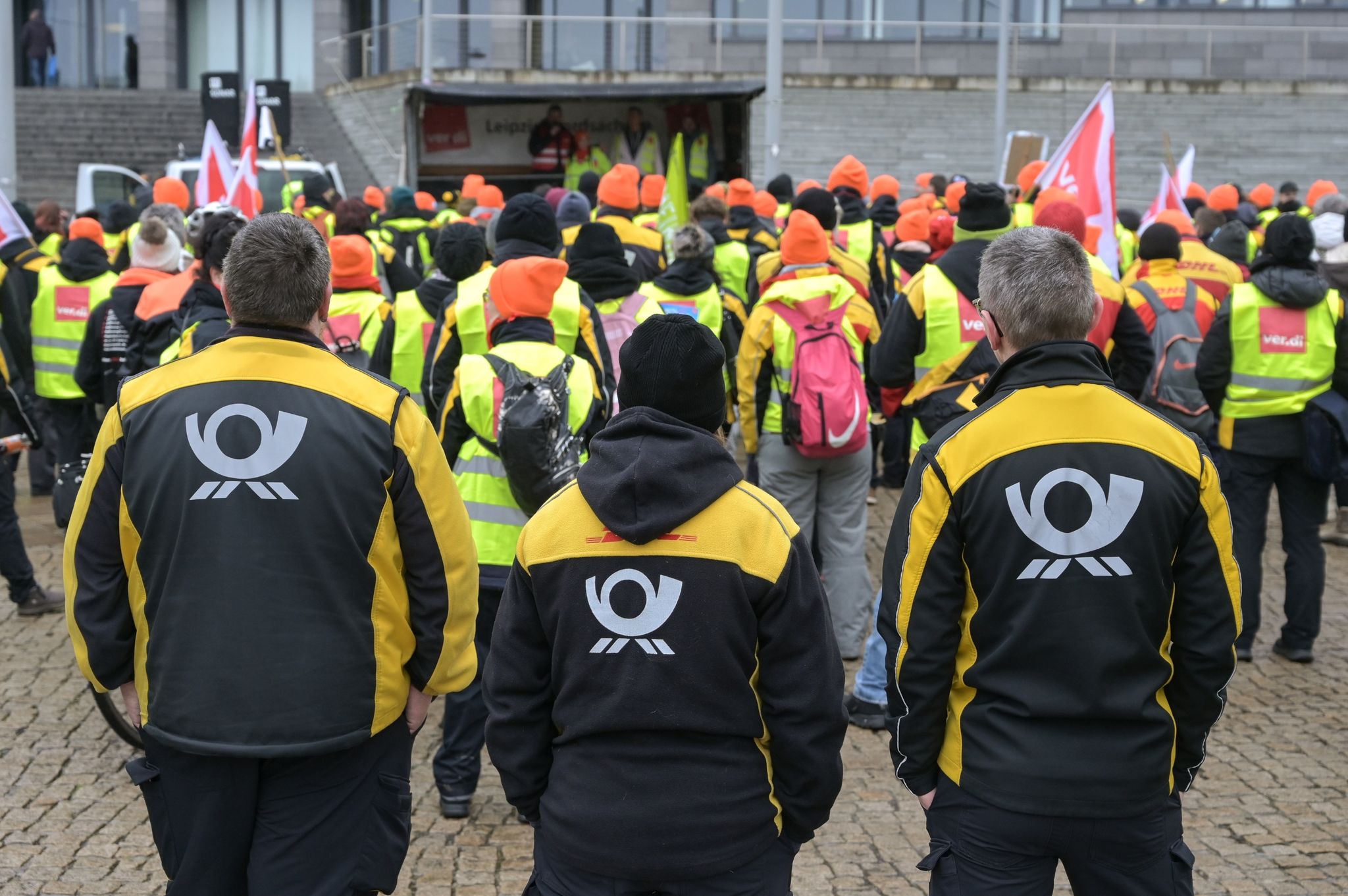 Warnstreiks bei der Post gehen weiter