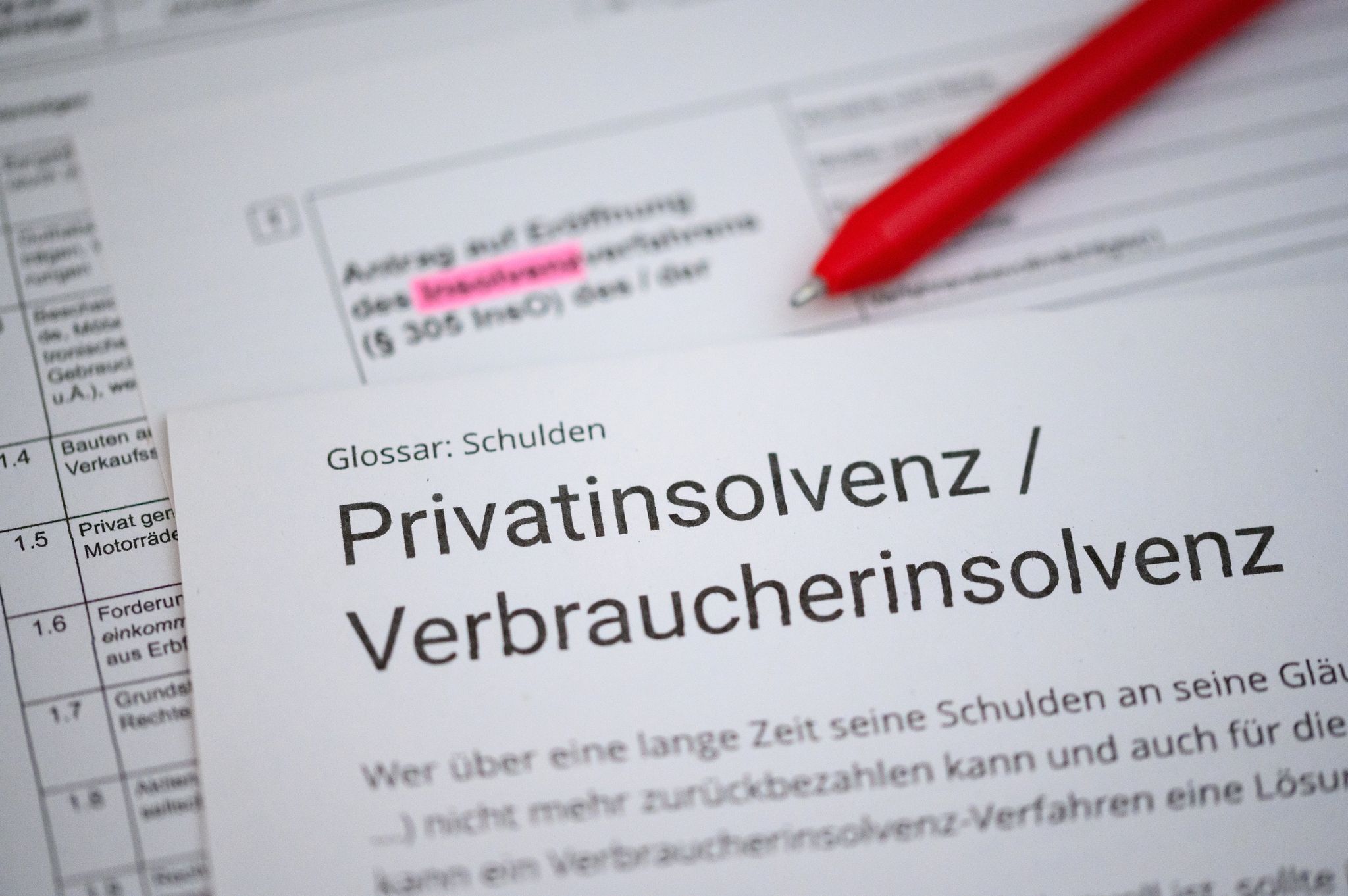 Weniger Privatinsolvenzen nach Ausnahmejahr