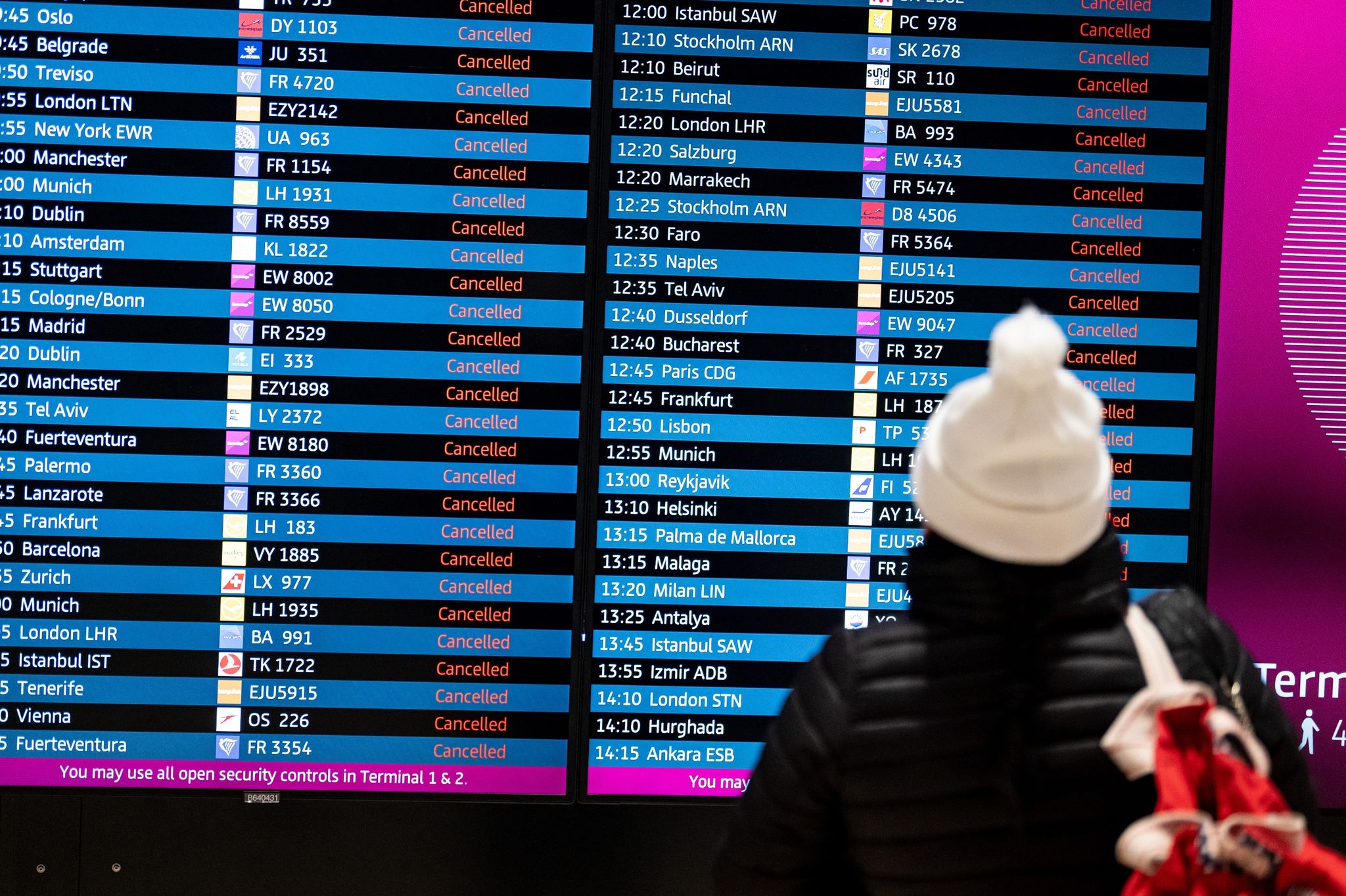 Warnstreiks haben an mehreren Airports begonnen