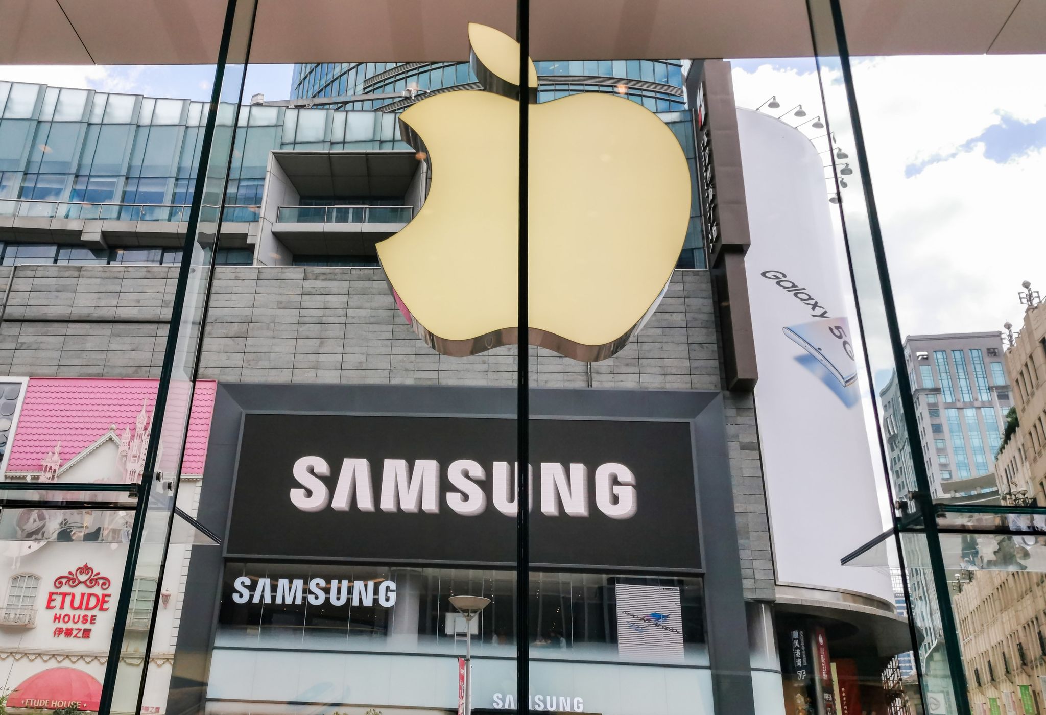 Apple zuletzt knapp dran an Smartphone-Primus Samsung