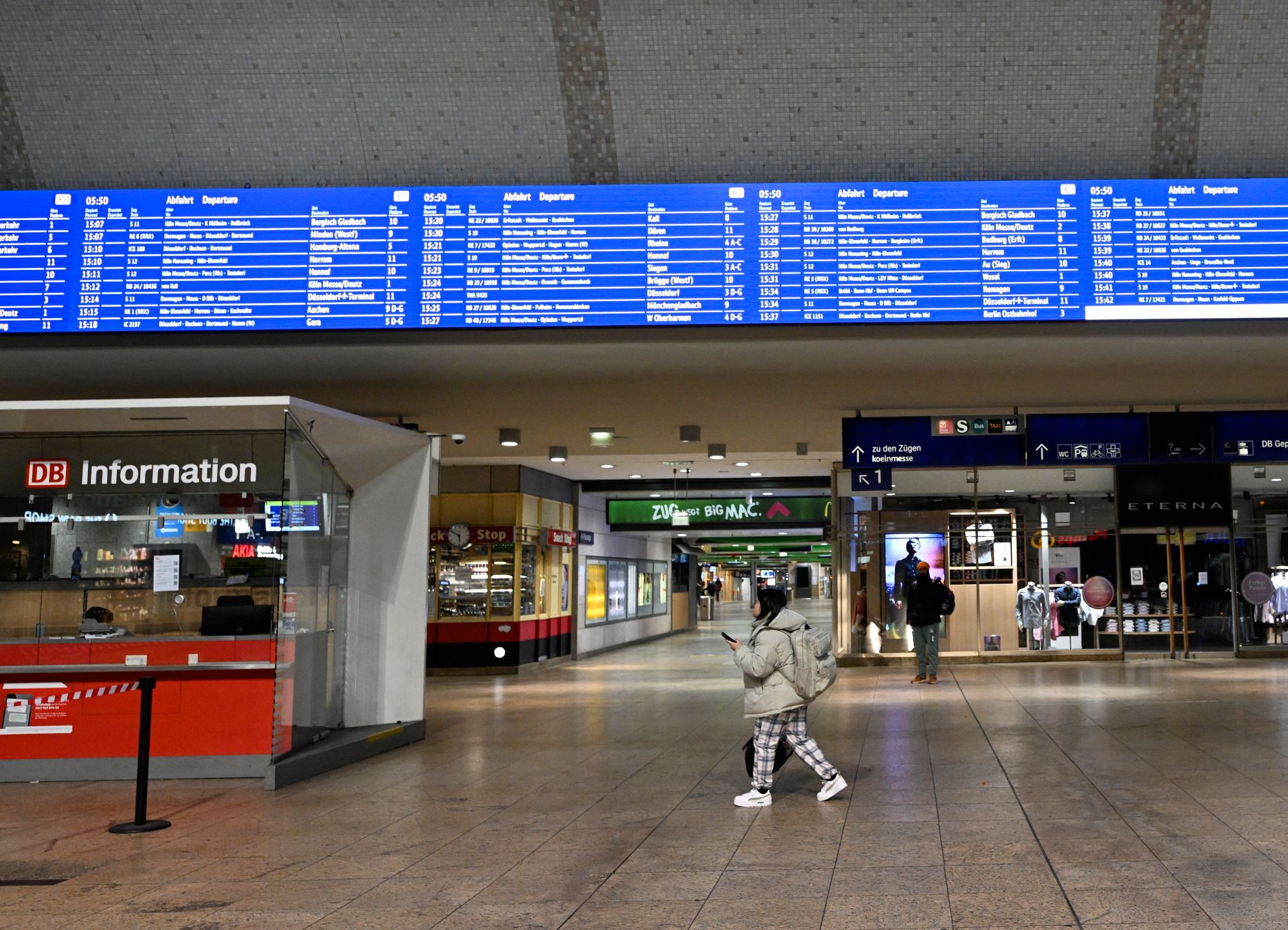 Bundesweiter Warnstreik bei der Bahn angelaufen