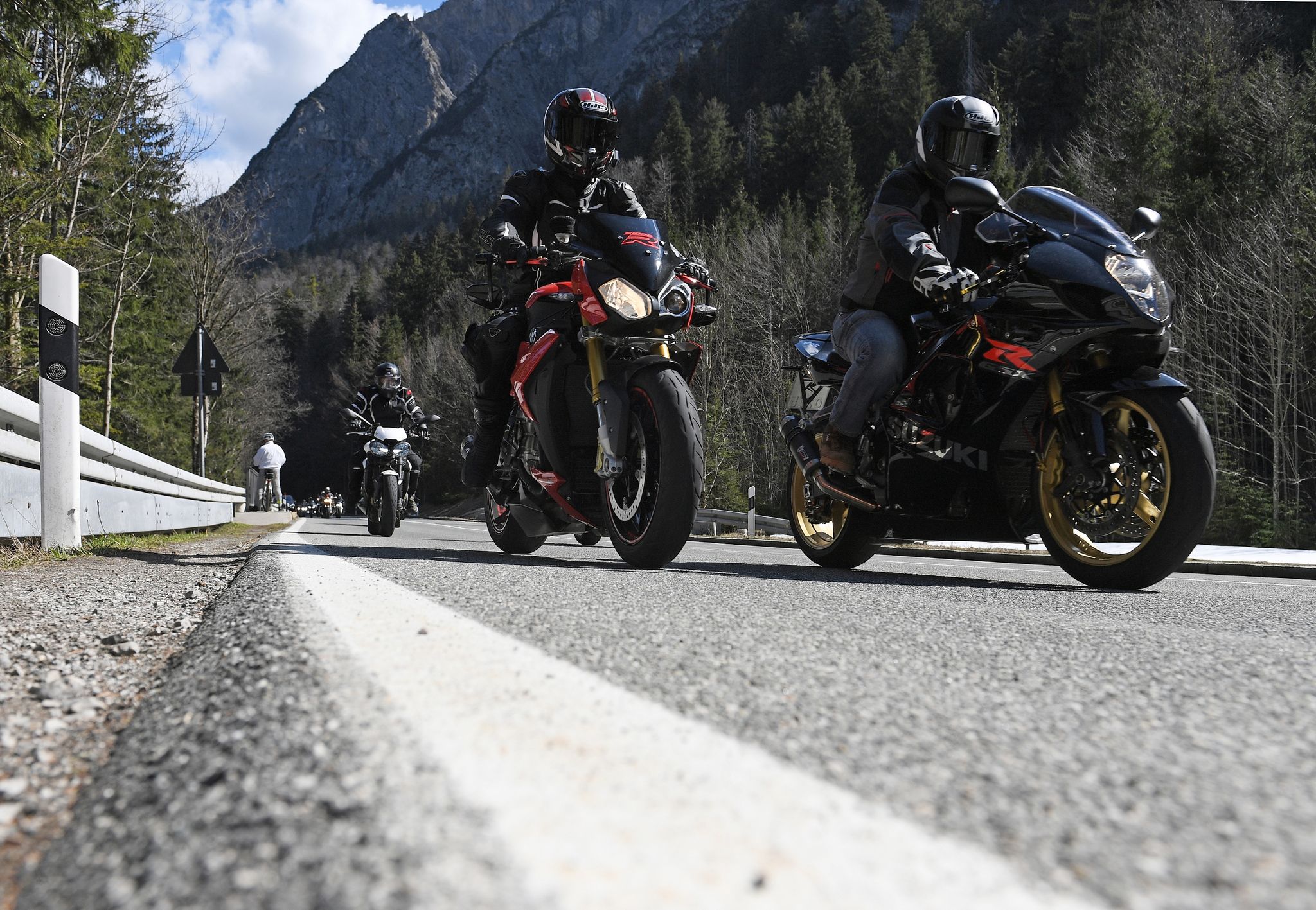 Die höchsten Motorraddichten gibt es in Bayern