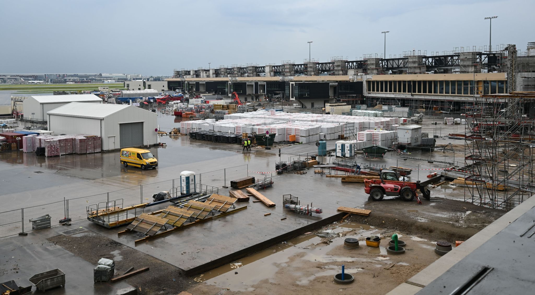 Frankfurter Terminal 3 im Plan