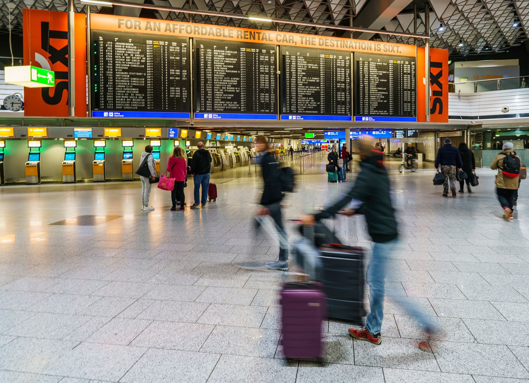 Frankfurter Flughafen am Donnerstag für Einsteiger gesperrt