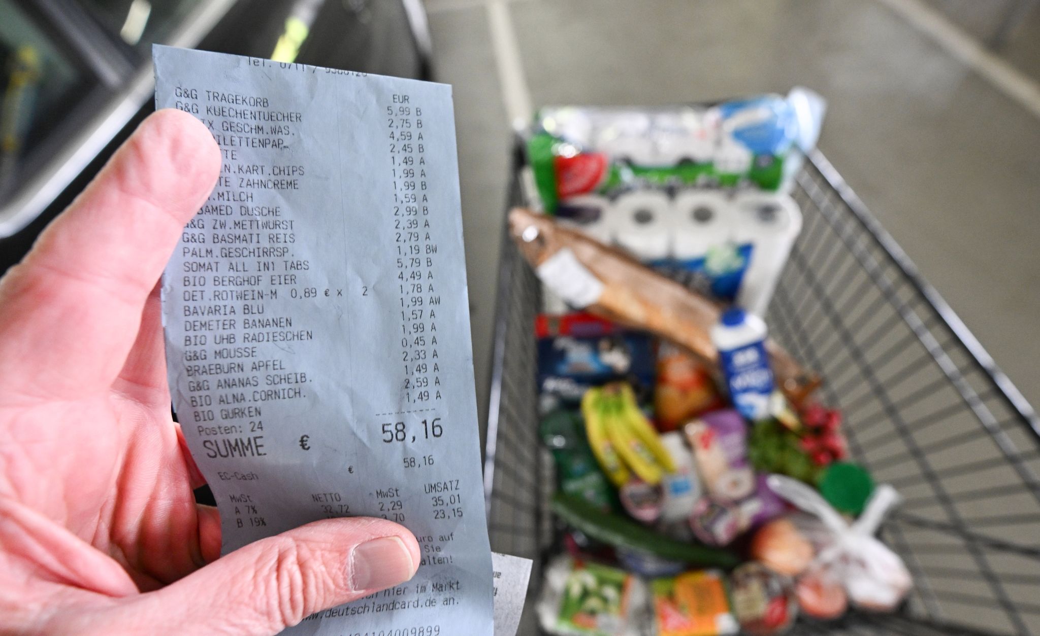 Inflation verharrt im April bei 2,2 Prozent