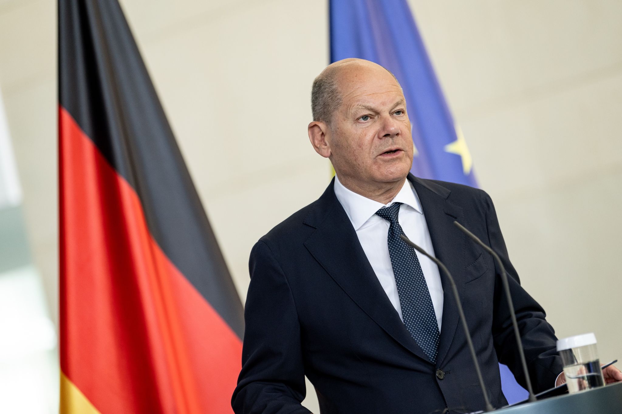 Scholz bekräftigt Forderung nach Mindestlohn-Erhöhung