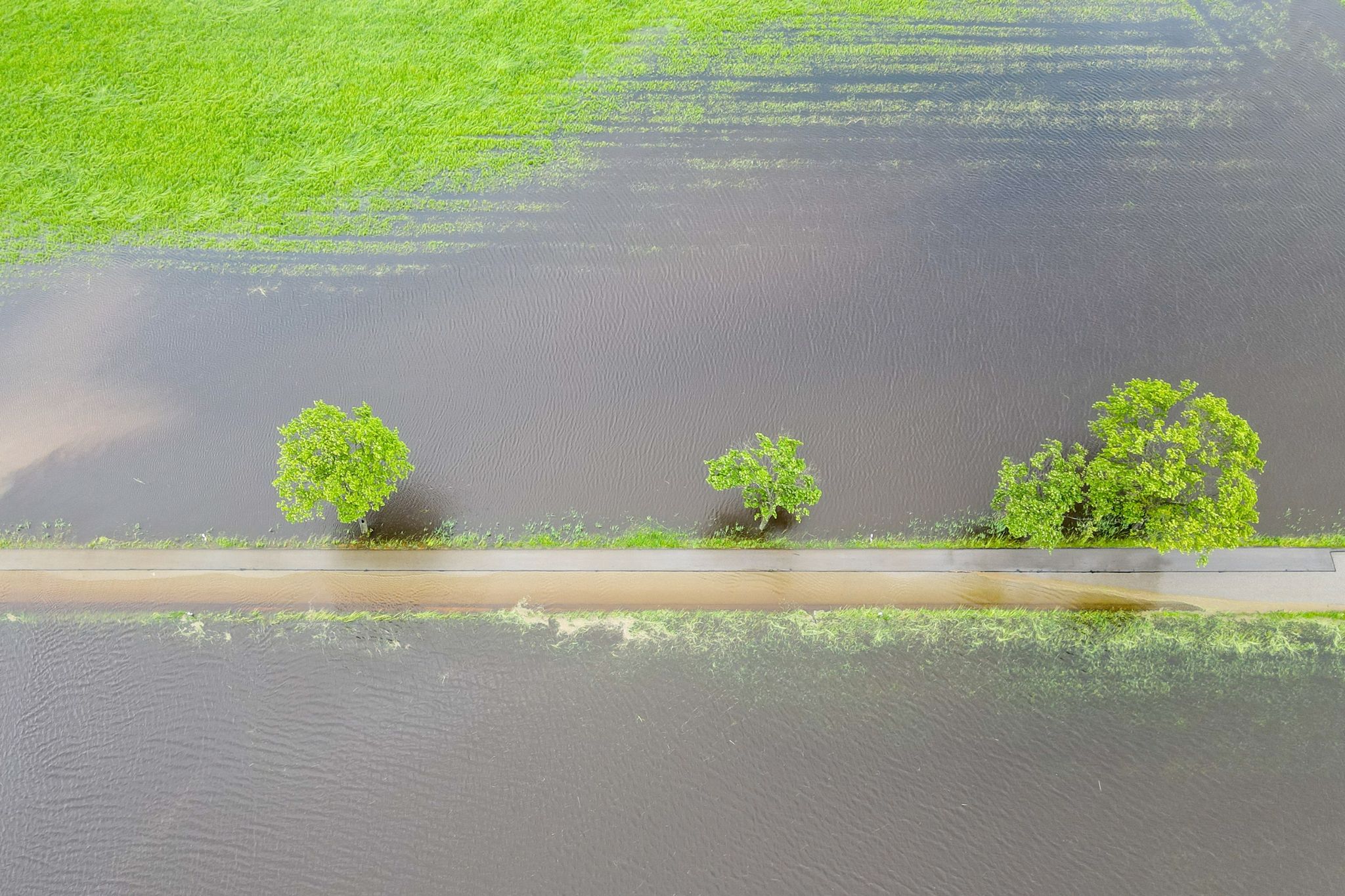 Hochwasser vernichtet die Ernte vieler Höfe