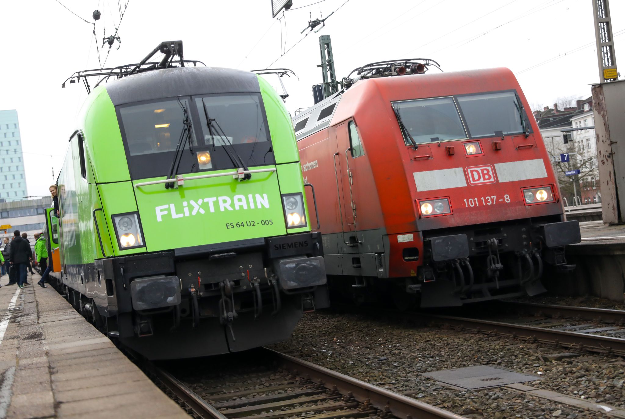 DB und Flixtrain im europäischen Vergleich eher schlecht